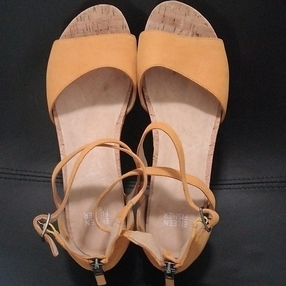 Eileen Fisher wedged Sandals size 9 - Picture 13 of 16